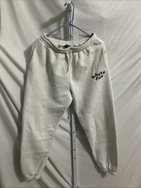 White fox joggers